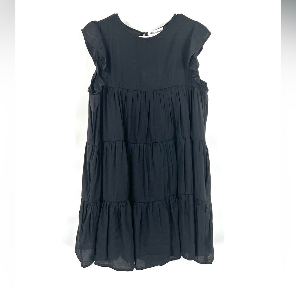 After market black tiered dress size L